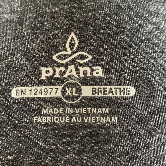 Prana Mens Breathe Shorts Size XL In Charcoal Gray - Picture 6 of 9